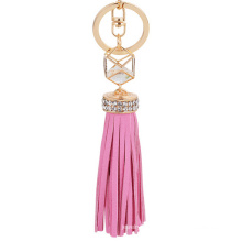 Tassels Porte-clés en cuir Porte-clés en strass pour sac Charm YS-CHY-3178